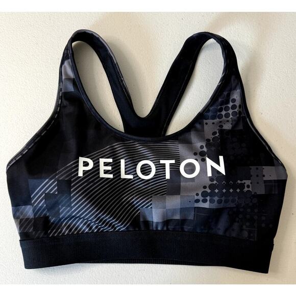 Adidas x Peloton Digi Motion HEAT.RDY Believe This Bra Sports Black Womens Sz M - Picture 1 of 3